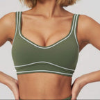 Contrast Line Sports Bra