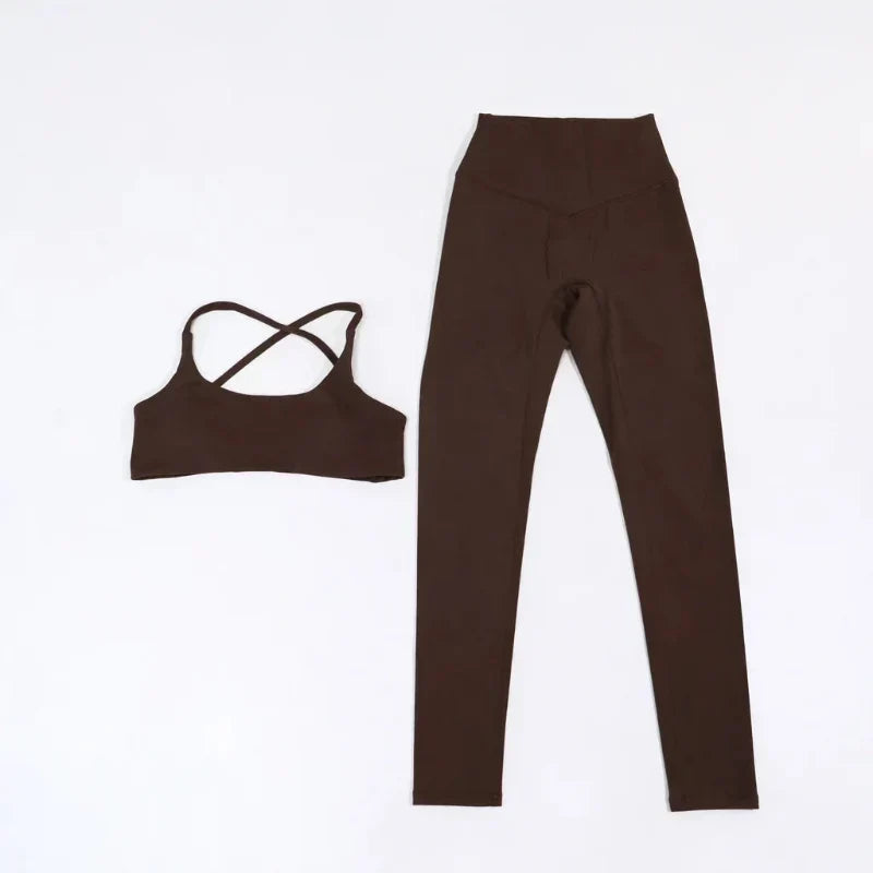 Crossback Sports Bra & Leggings Set