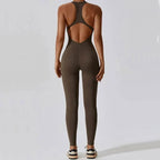 Open-Back Sculpt Jumpsuit
