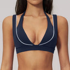Contrast Trim Sports Bra