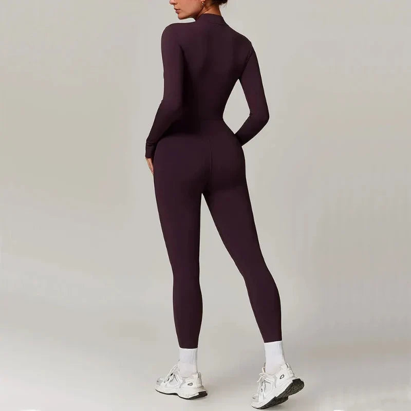 Zip Front Training Jumpsuit
