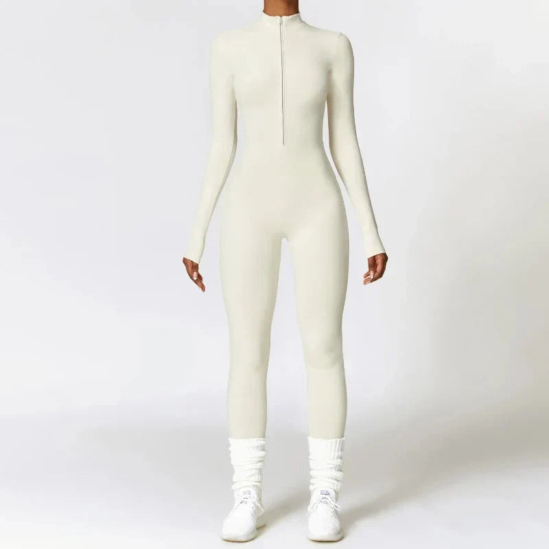 Zip Front Training Jumpsuit