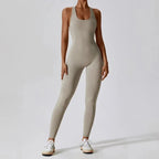 Open-Back Sculpt Jumpsuit