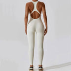 Open-Back Sculpt Jumpsuit