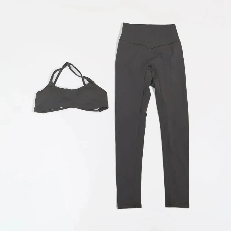 Crossback Sports Bra & Leggings Set