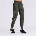 Tapered Zip Run Pants